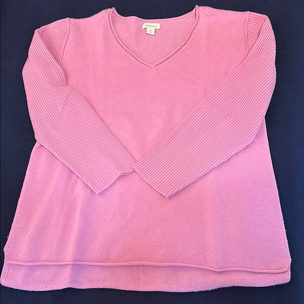 Sundance Size M Cashmere V-neck sweater. GUC
